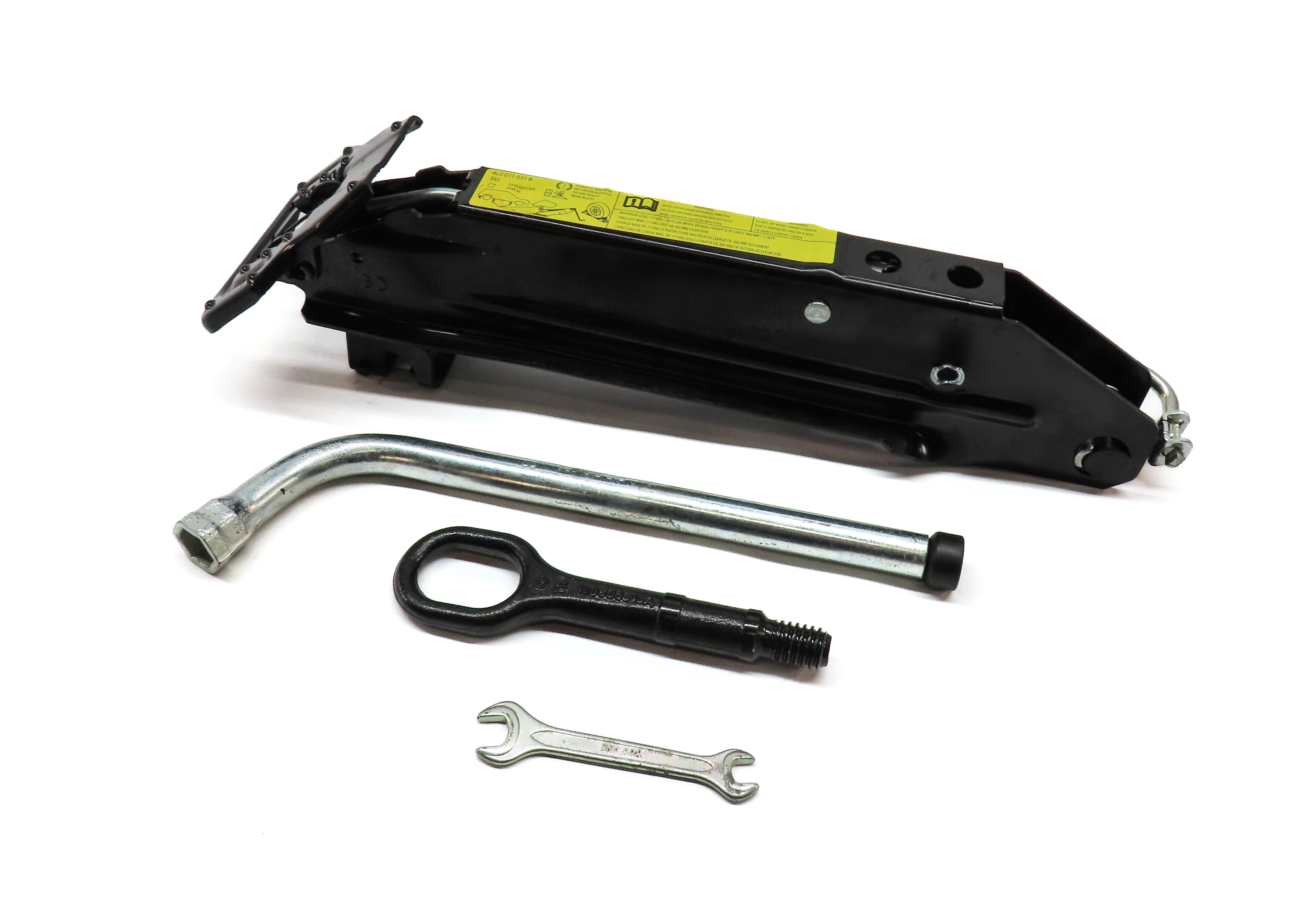 2012 AUDI Q7 (4L) EMERGENCY ROADSIDE SCISSOR JACK & TOOL KIT SET — exact item pictured